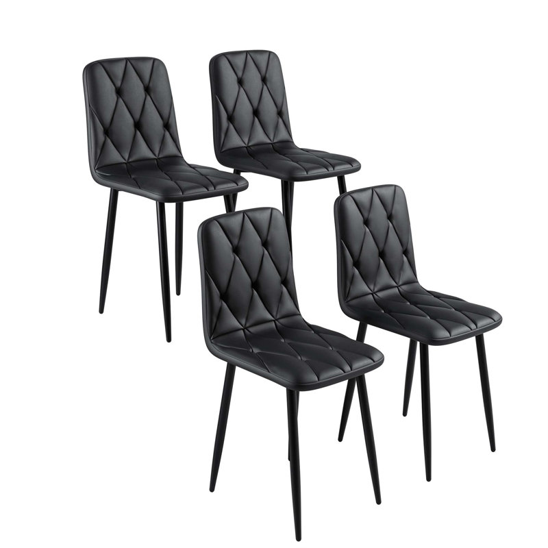 Chaise d'appoint Ilhaan, Noir