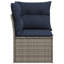 62cm Wide Patio Sofa with Cushions