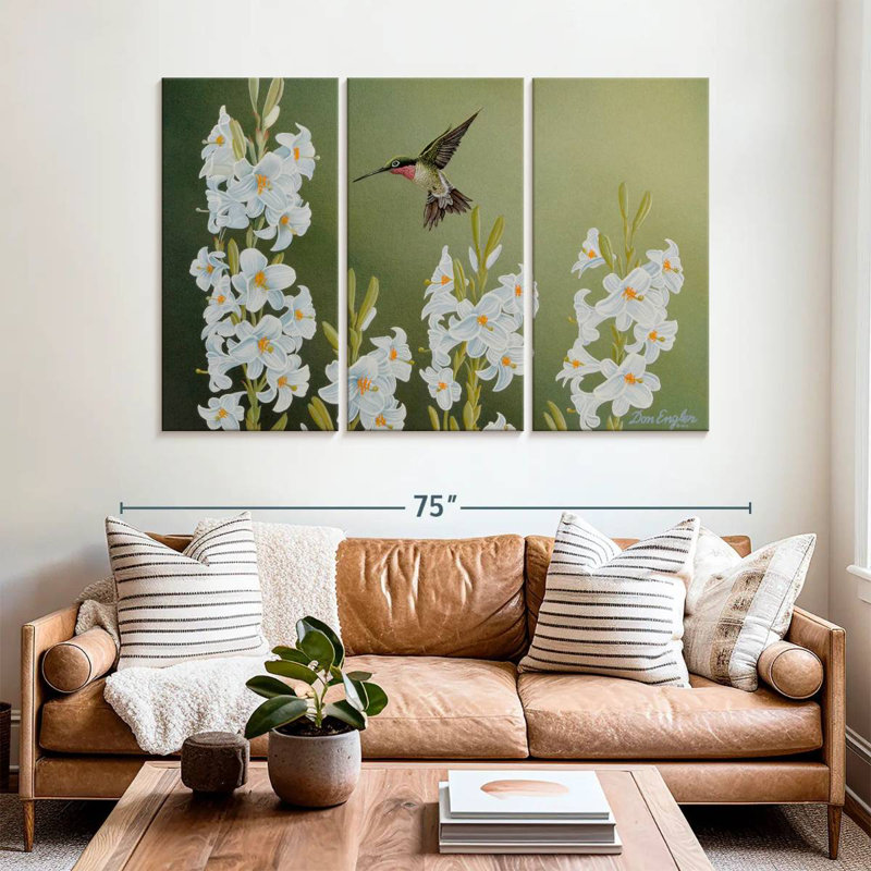 Brampt In the Garden, 42" H x 65" W