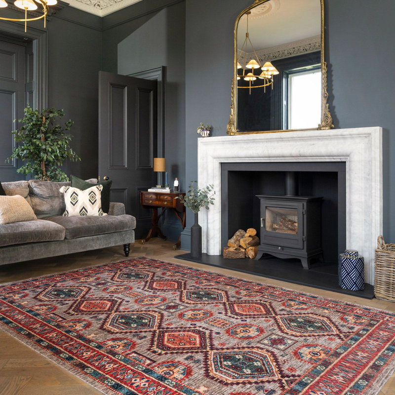 Taressa Abstract Machine Tufted Area Rug, 240cm x 330cm