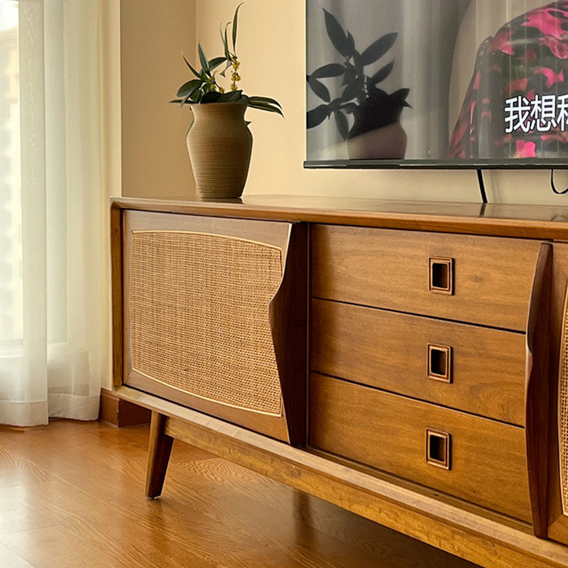 French retro style living room TV stand