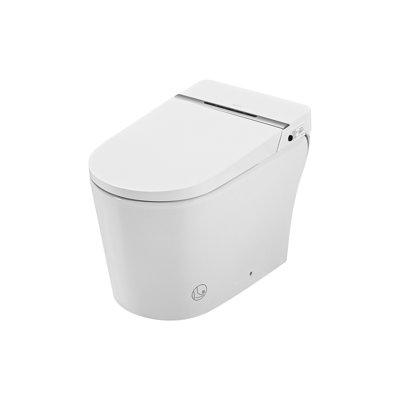 Smart Toile With Automatic Heated Seat Sensor, Foot Sensor Flush, And Off-seat Auto Flush.