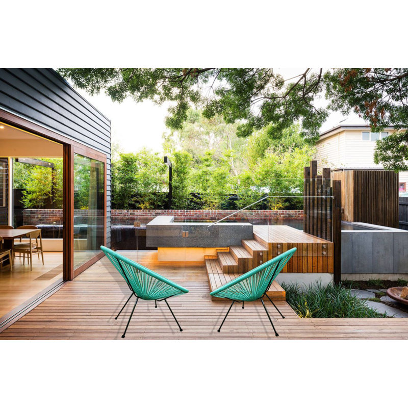 Chaise de patio Sampson, Bleu clair