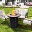 Round Steel Propane Smokeless Fire Pit