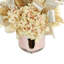 Hydrangea Holiday Arrangement with Glittery Leaves and Bows