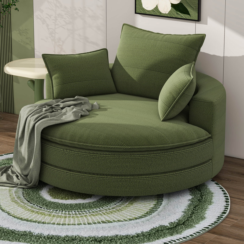 Chaise pivotante 360 °, Vert