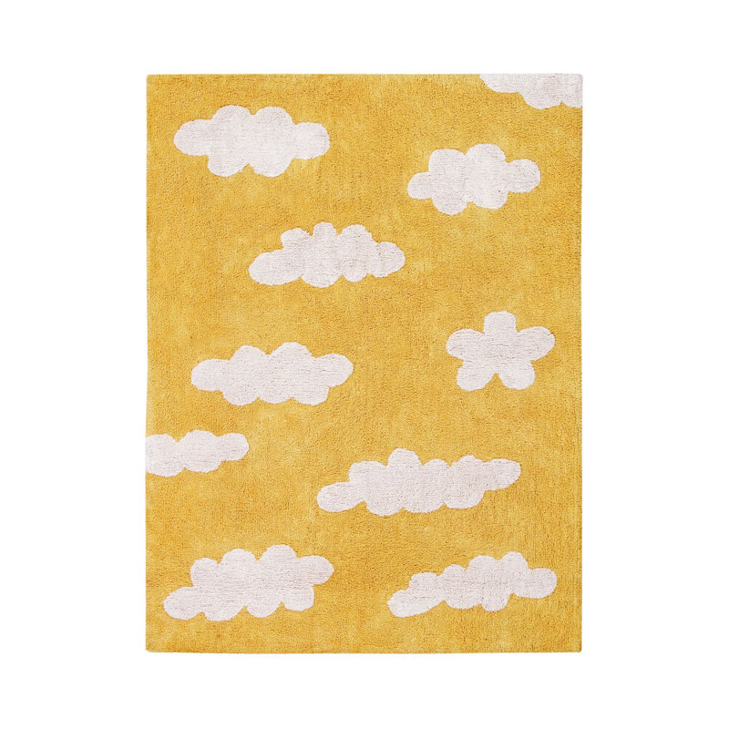 Hand Knotted Cotton Abstract Indoor Rug