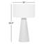 Lampe de table en pierre Jennie
