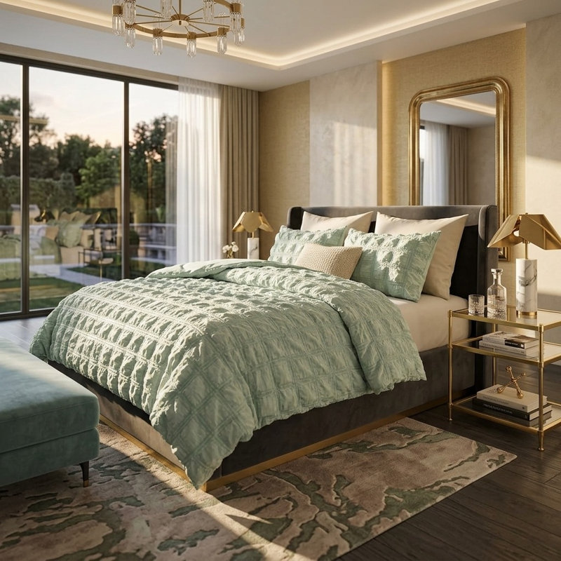 EMJAY Duvet Cover Set with Pillowcases