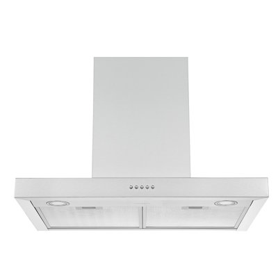 Hotte de cuisine murale convertible 30 po en acier inoxydable Ancona