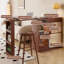 Comptoir de bar extensible 40,16 po