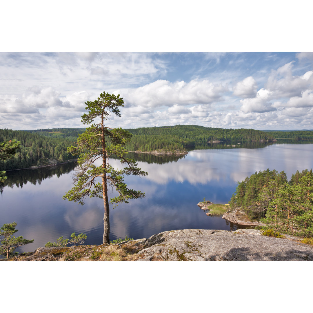 A Lake - Wrapped Canvas Print