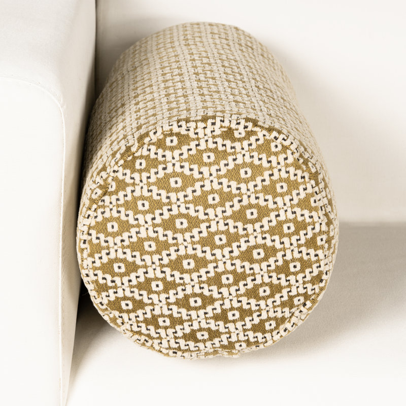Coussin Ivy, Ambre, Bourre en polyester, 21 po x 8 po