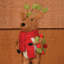 6'' Fabric Animals Holiday Shaped Ornament