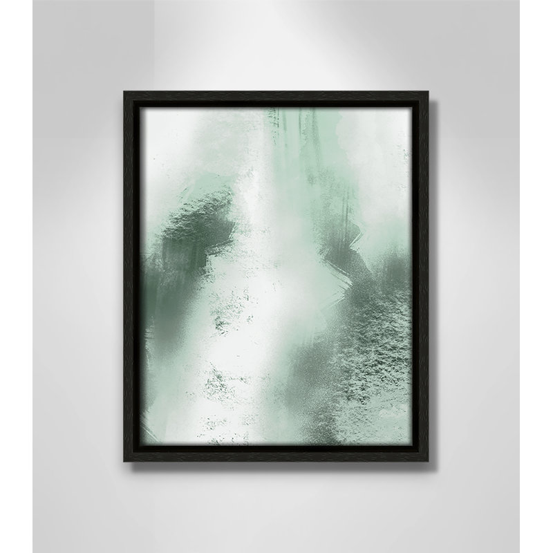 «Quietude Smudges I Print» par Marcus Prime, 9.5' W x 11.5' H, Flottant espresso