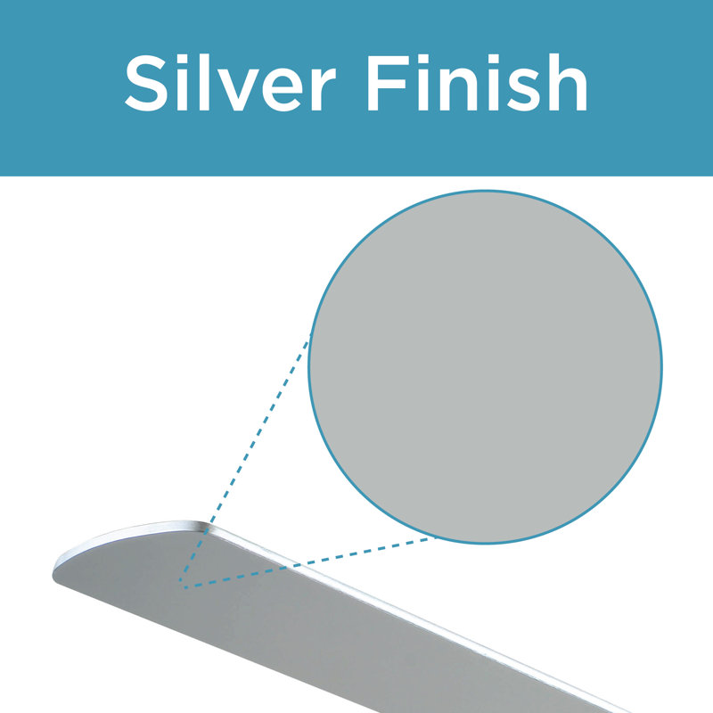 52-Inch Silver Brushed Nickel Ceiling Fan with Frosted Glass Light Kit