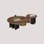 table d'appoint petite table basse avec chariot