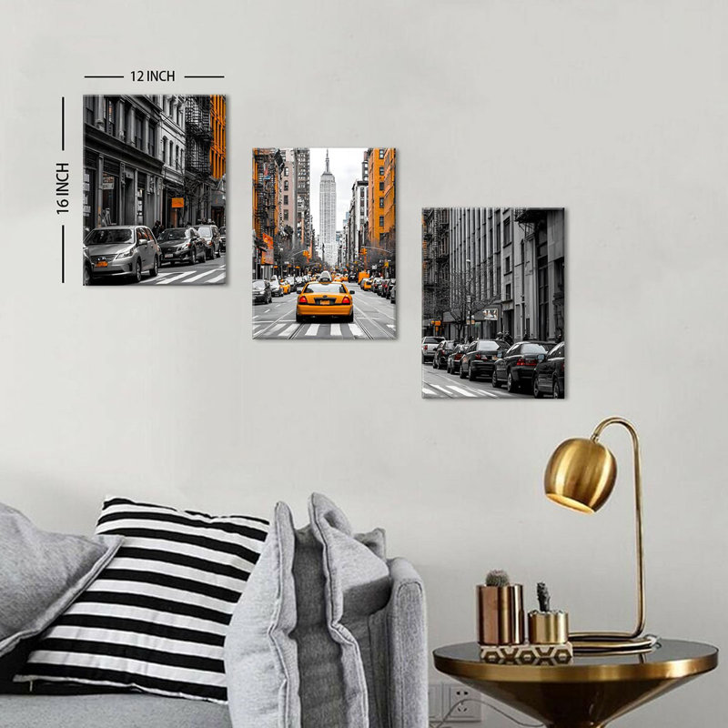 3 Piece Wrapped Canvas Print