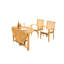 Hari Outdoor 3 - Piece Teak Dining Set