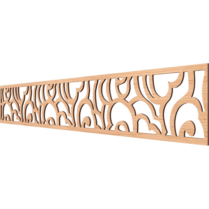 Moulure de panneau Springfield, Noyer blanc, H 8 po x l 46,625 po x P 0,25 po