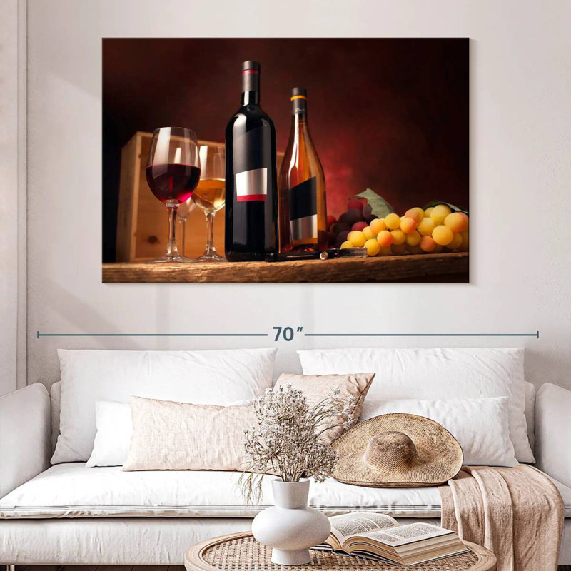 Yarlin Wine On The Table, 34" H x 51" W
