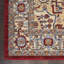 Tapis rouge / ivoire en laine Goncalo-1533186959