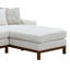 Canapé modulaire en chenille avec coussins réversibles et coussins