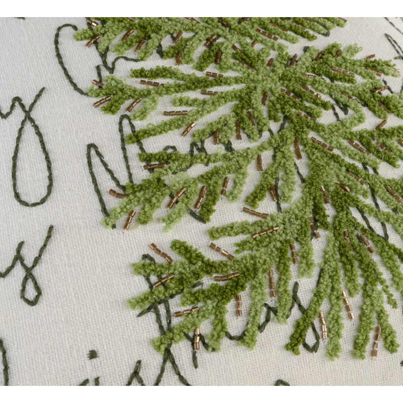 Cotton Holiday Pillow