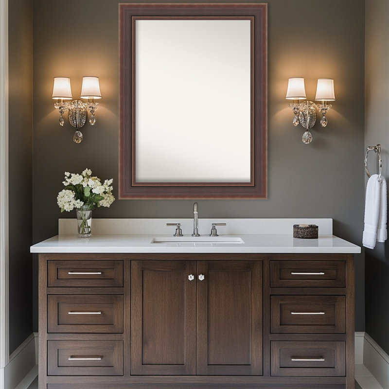 Miroir de salle de bain Moab, 34,5 po x 45,5 po