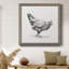 Toile encadrée de qualité supérieure Barn Fowl II - prête à être accrochée-1945571780-1945571790