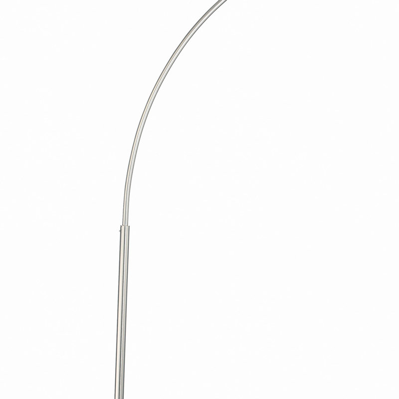 Chrome Dome Shade Metal Arc Floor Lamp