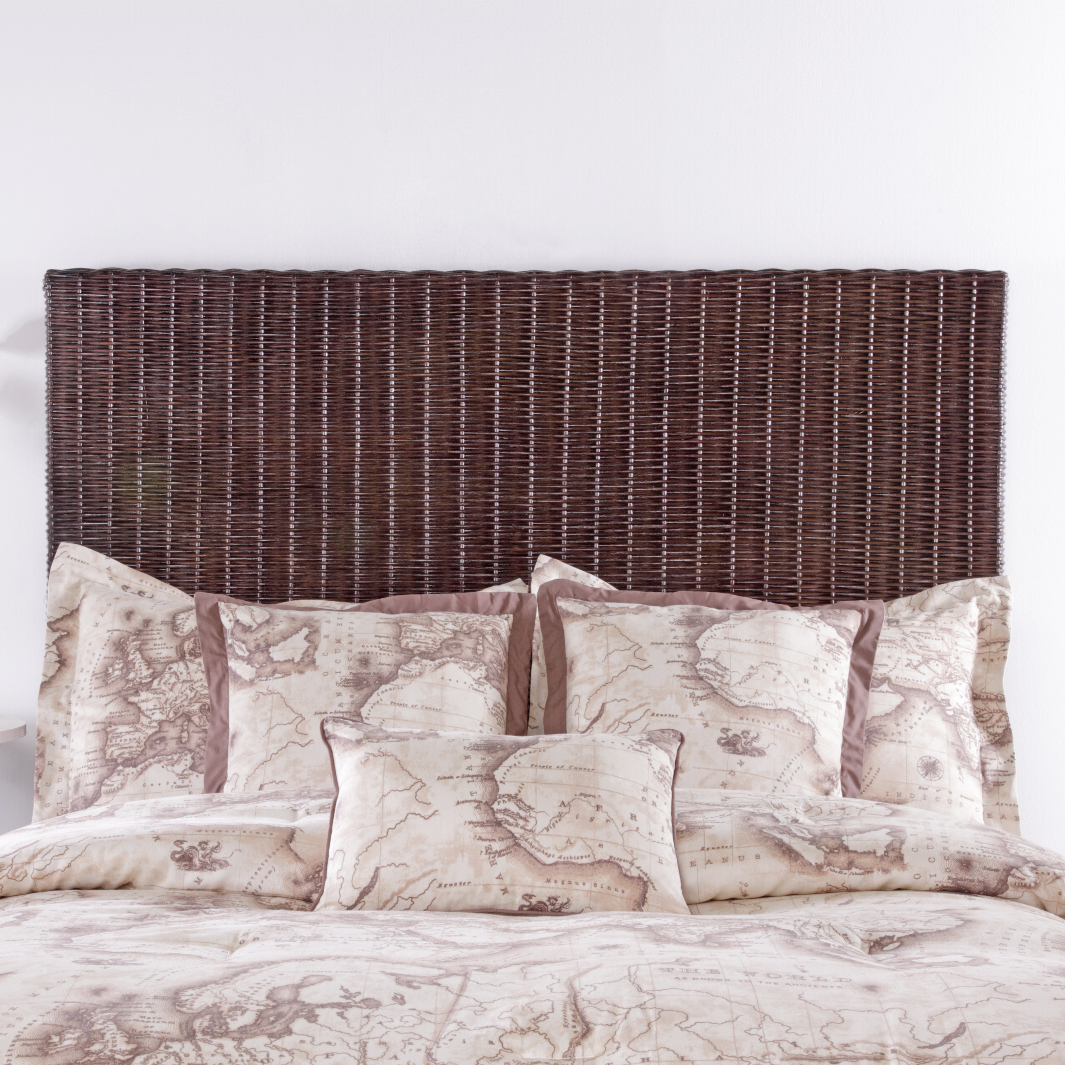 Natural Core Woven Rattan Headboard