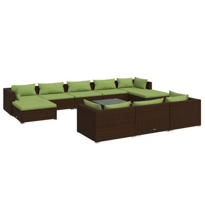 11 Piece Lounge Sofa Seating Group