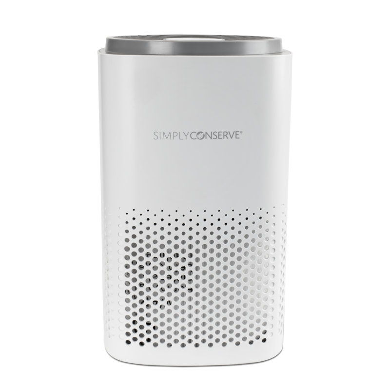 White Energy Star HEPA Air Purifier with Odor Control