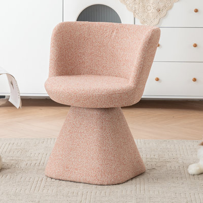 Fauteuil d'appoint rembourré pivotant à 360 °