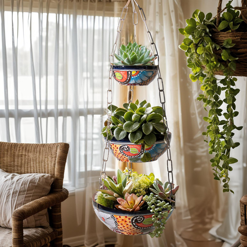 3 Pieces Hanging Planter