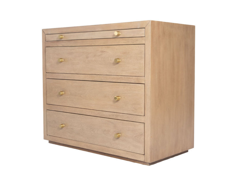 Brooklyn 4 - Drawer Solid Wood Nightstand