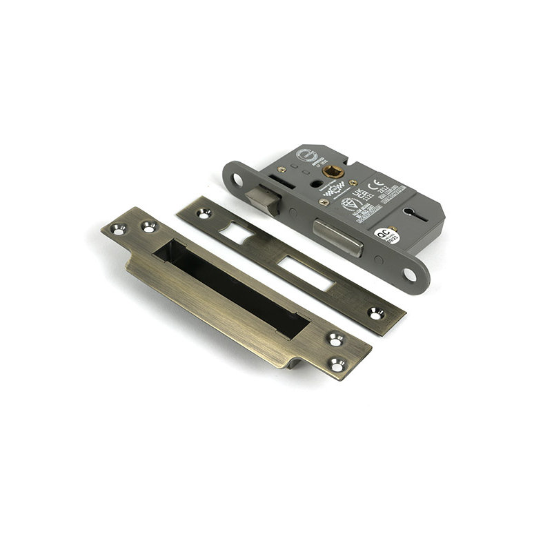 Sash Lock, Aged Brass