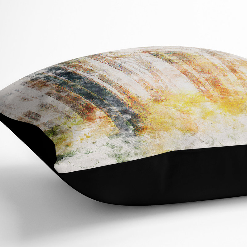 Square Cushion, 55cm H x 55cm W x 20cm D, Black