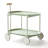 Moon Storage Cart For Primary Living Space, Nordic Mobile Trolley With Double - Layer Design, T Shaped Structure, Artsy Style, Beech Wood Tone Kitchen Style Trolley, Shelf Room, Artsy,