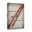 «Vintage Red Ski», reproduction sur toile-92761191