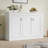 Sidhu 44" W 3 Door Sideboards and Buffets with Adjustable Shelves-1358974539