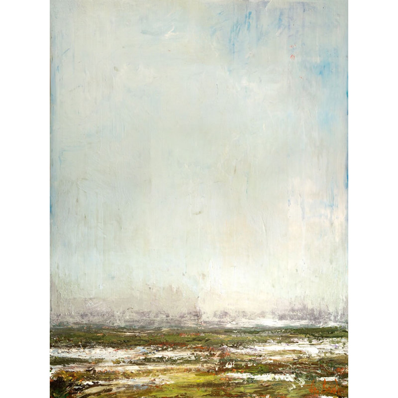 Clearing Skies - Artist Enhanced Canvas Print, Brown Framed Canvas, 61.5" H x 41.5" W x 1.75" D