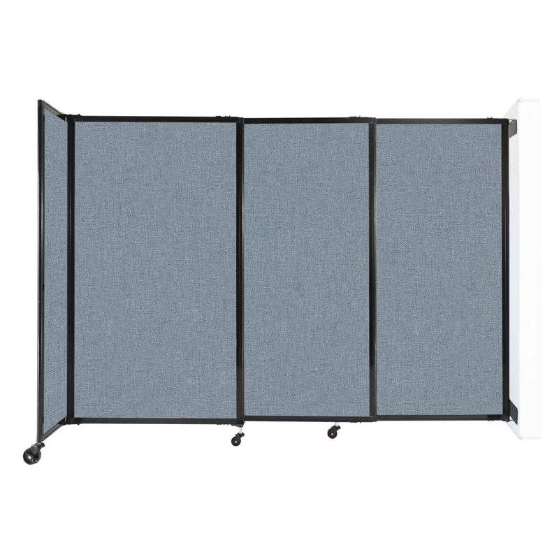Cloison coulissante 5 pi, H 60 po x l 86 po x P 33 po, Galet chaud