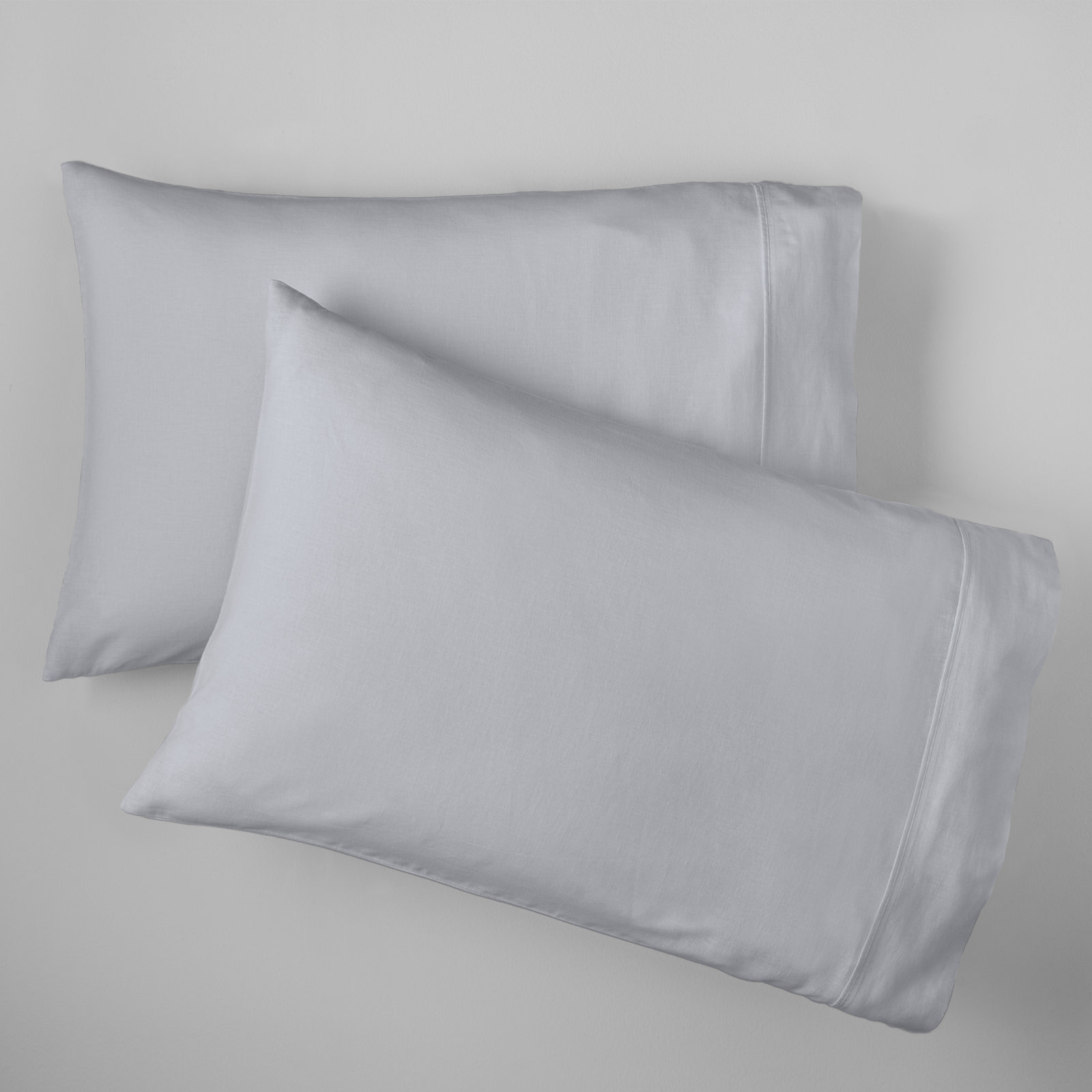 Jeffen Linen Blend Sheet Set, King Sheet Set + 1 Fitted Sheet + 2 Pillowcases, Stormy Blue