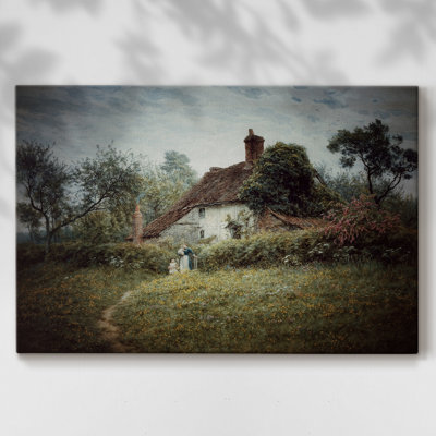 Paysages rétro-DCCCLxxvi -Galerie enveloppée Cavas