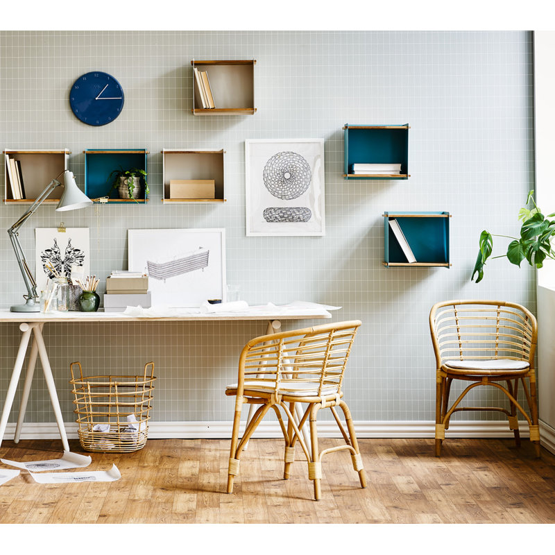 Box Wall Storage Organizer, Aqua
