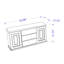 Buffet gris foncé ARIYA
