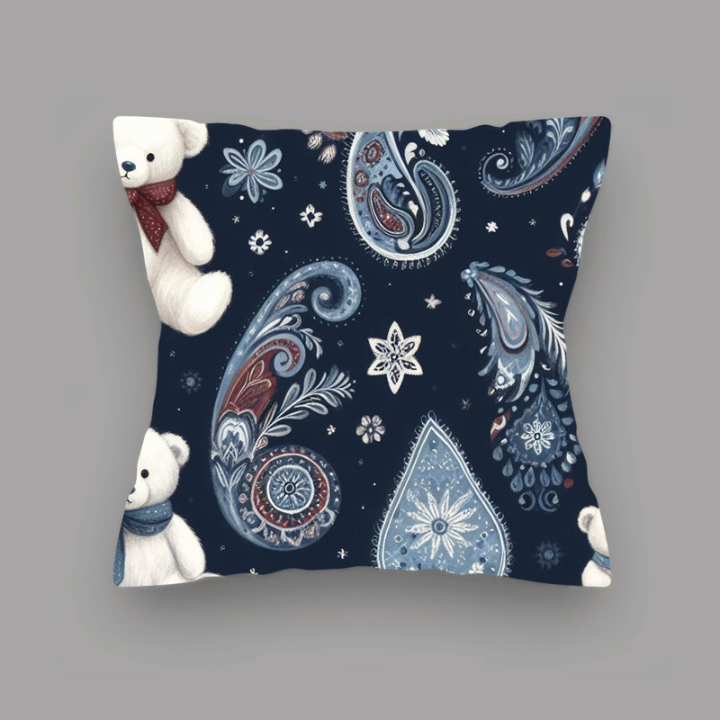 Abstract Reversible Throw Pillow