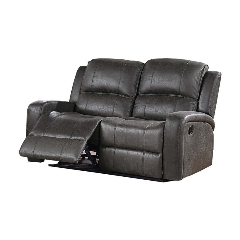 Causeuse inclinable manuelle, Noir, noir, noir, noir